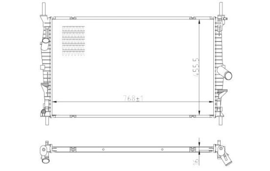Radiator, engine cooling, Image 5