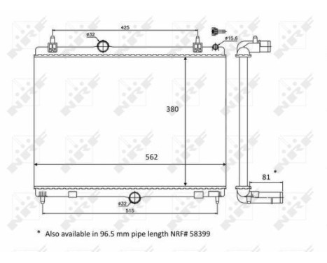 Radiator, engine cooling