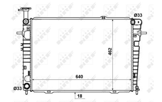 Radiator, engine cooling