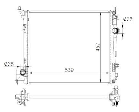 Radiator, engine cooling, Image 5