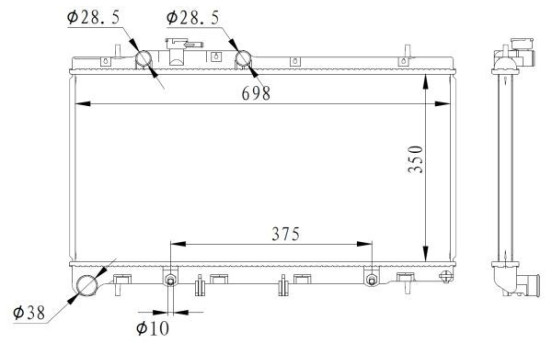 Radiator, engine cooling, Image 5