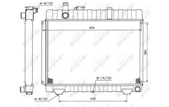 Radiator, engine cooling
