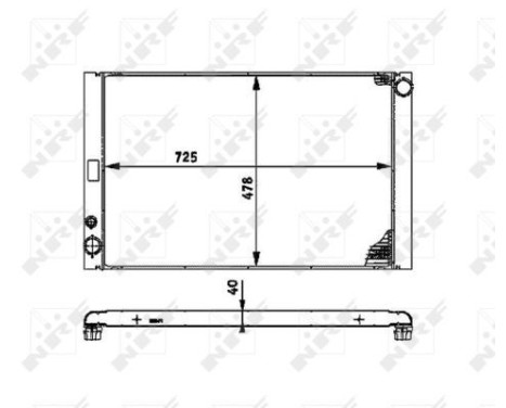 Radiator, engine cooling