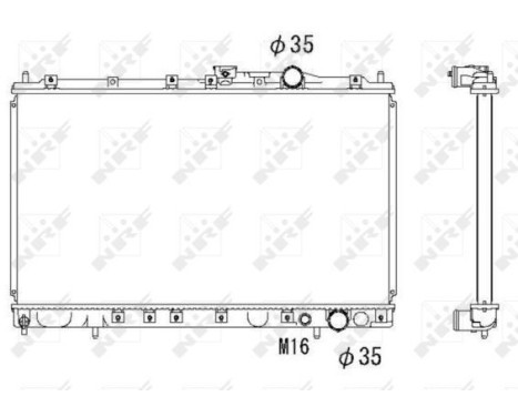 Radiator, engine cooling