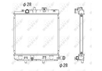 Radiator, engine cooling