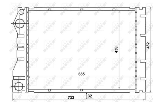 Radiator, engine cooling