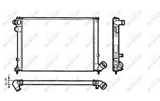 Radiator, engine cooling