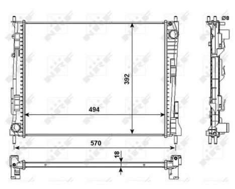 Radiator, engine cooling, Image 5