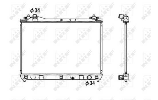 Radiator, engine cooling