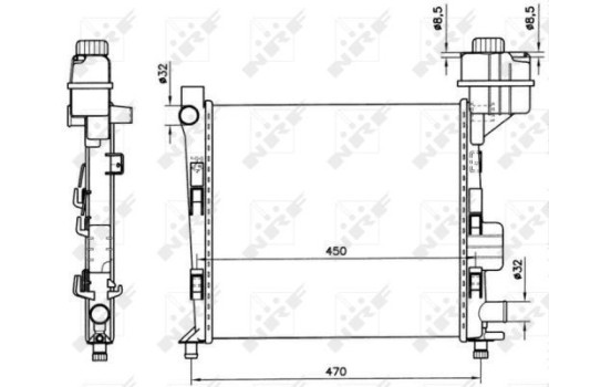 Radiator, engine cooling, Image 5