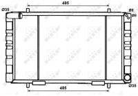 Radiator, engine cooling