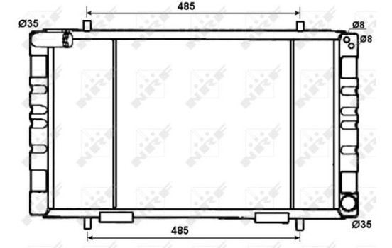 Radiator, engine cooling