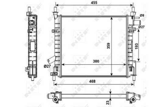 Radiator, engine cooling, Image 2