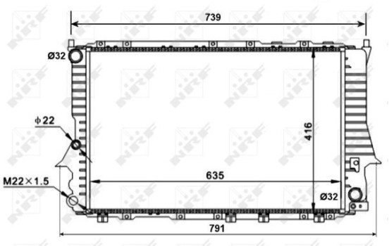 Radiator, engine cooling