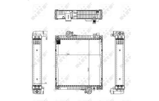 Radiator, engine cooling, Image 4