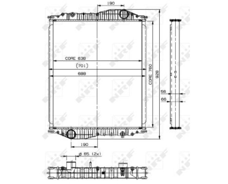 Radiator, engine cooling, Image 3