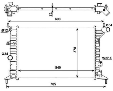 Radiator, engine cooling, Image 4