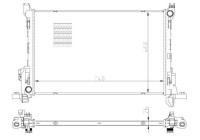 Radiator, engine cooling