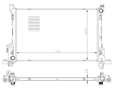 Radiator, engine cooling, Image 5