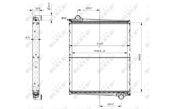 Radiator, engine cooling, Image 3