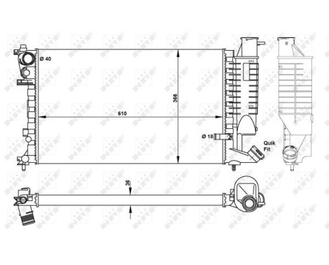 Radiator, engine cooling, Image 5