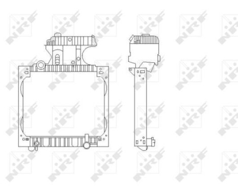 Radiator, engine cooling