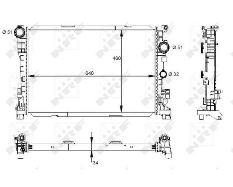 Radiator, engine cooling, Image 2