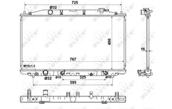 Radiator, engine cooling
