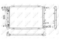 Radiator, engine cooling