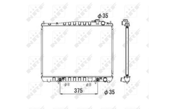 Radiator, engine cooling