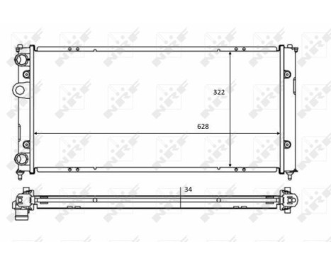 Radiator, engine cooling