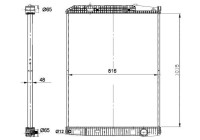 Radiator, engine cooling