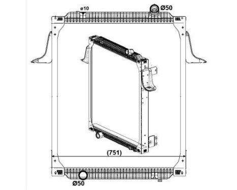 Radiator, engine cooling, Image 5