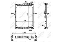 Radiator, engine cooling