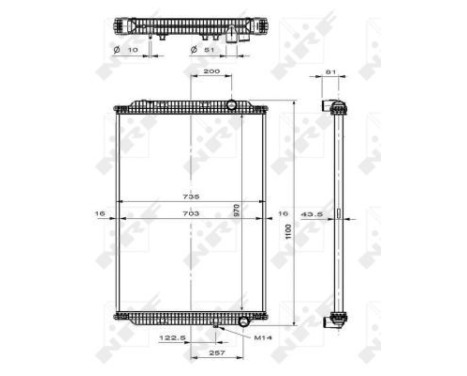 Radiator, engine cooling, Image 3