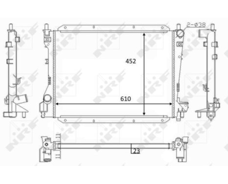 Radiator, engine cooling, Image 2