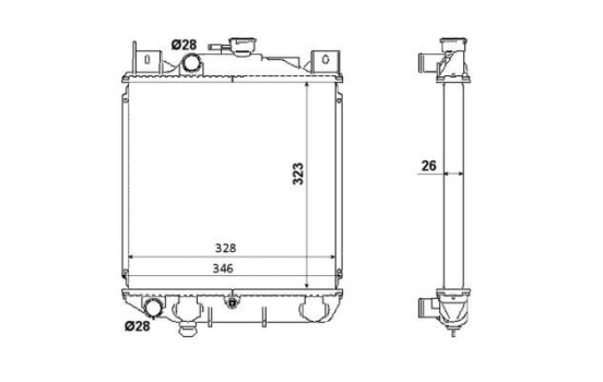 Radiator, engine cooling, Image 2