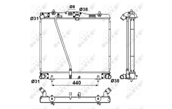 Radiator, engine cooling, Image 5