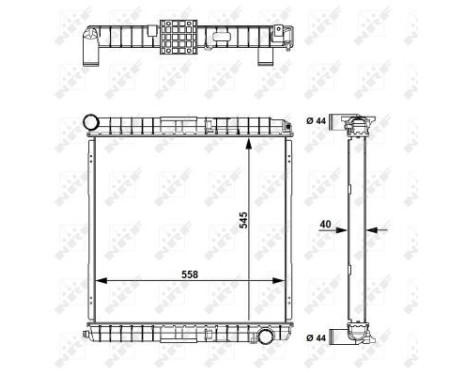 Radiator, engine cooling, Image 2
