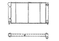 Radiator, engine cooling