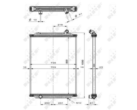 Radiator, engine cooling, Image 3