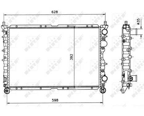 Radiator, engine cooling, Image 2