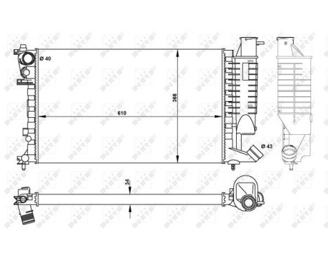 Radiator, engine cooling, Image 5