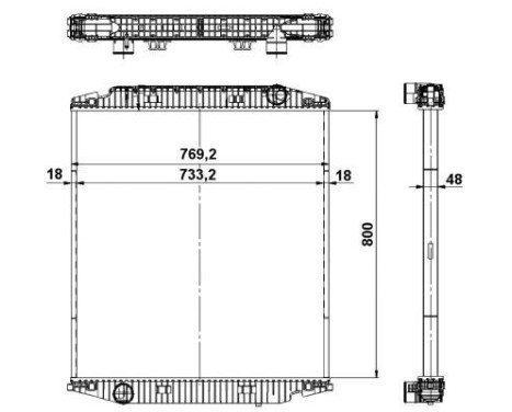 Radiator, engine cooling, Image 5