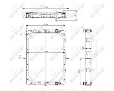 Radiator, engine cooling, Image 4