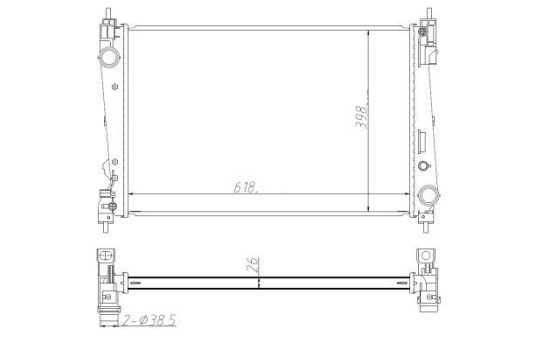 Radiator, engine cooling, Image 2