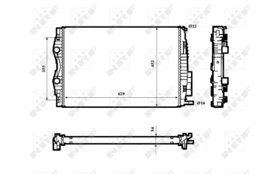 Radiator, engine cooling