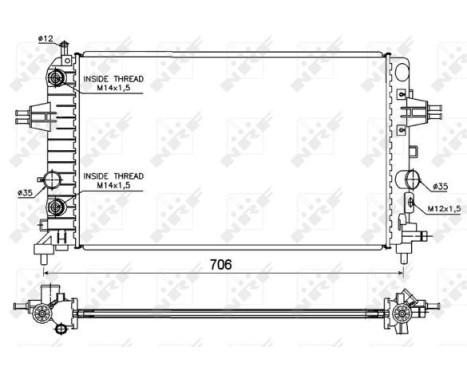 Radiator, engine cooling, Image 2