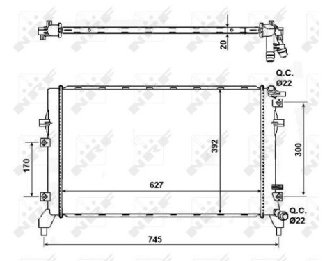 Radiator, engine cooling, Image 4