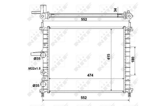 Radiator, engine cooling, Image 3